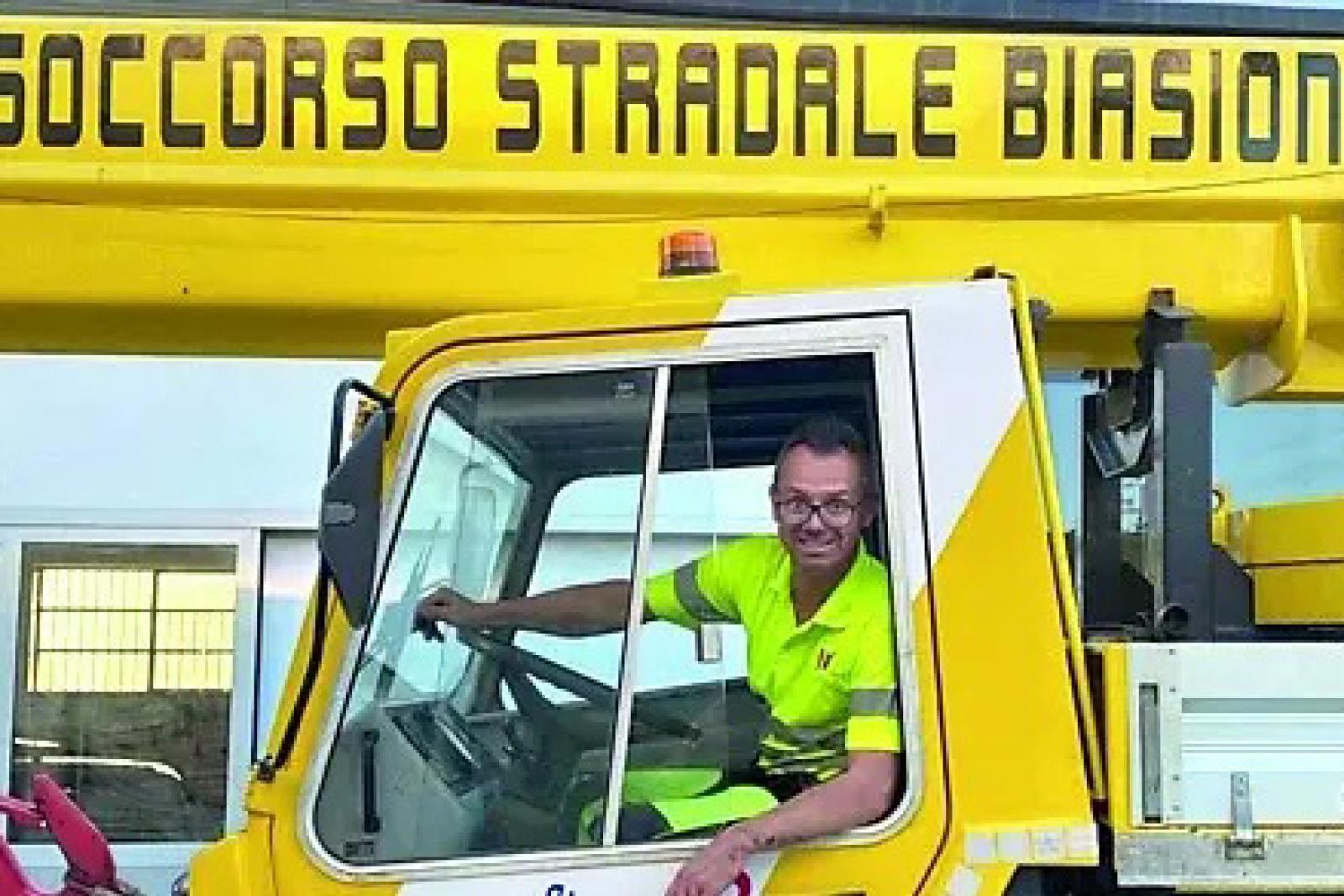 Addio a Cristian, re dei recuperi stradali