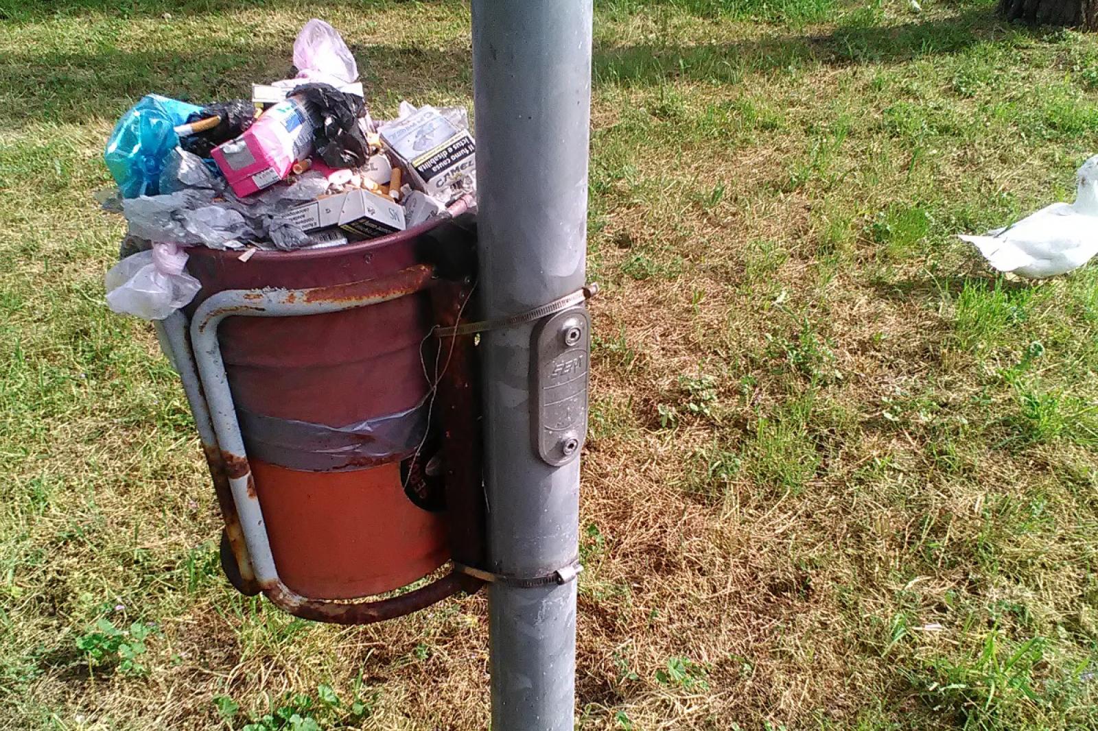 Arrivano i cestini, anche al &ldquo;Mc&rdquo;