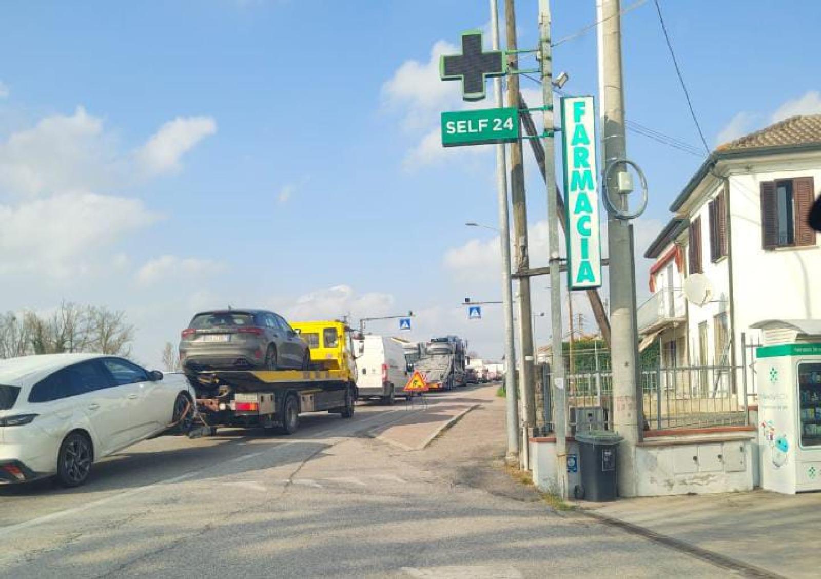 Bosaro, prime code sul ponte 