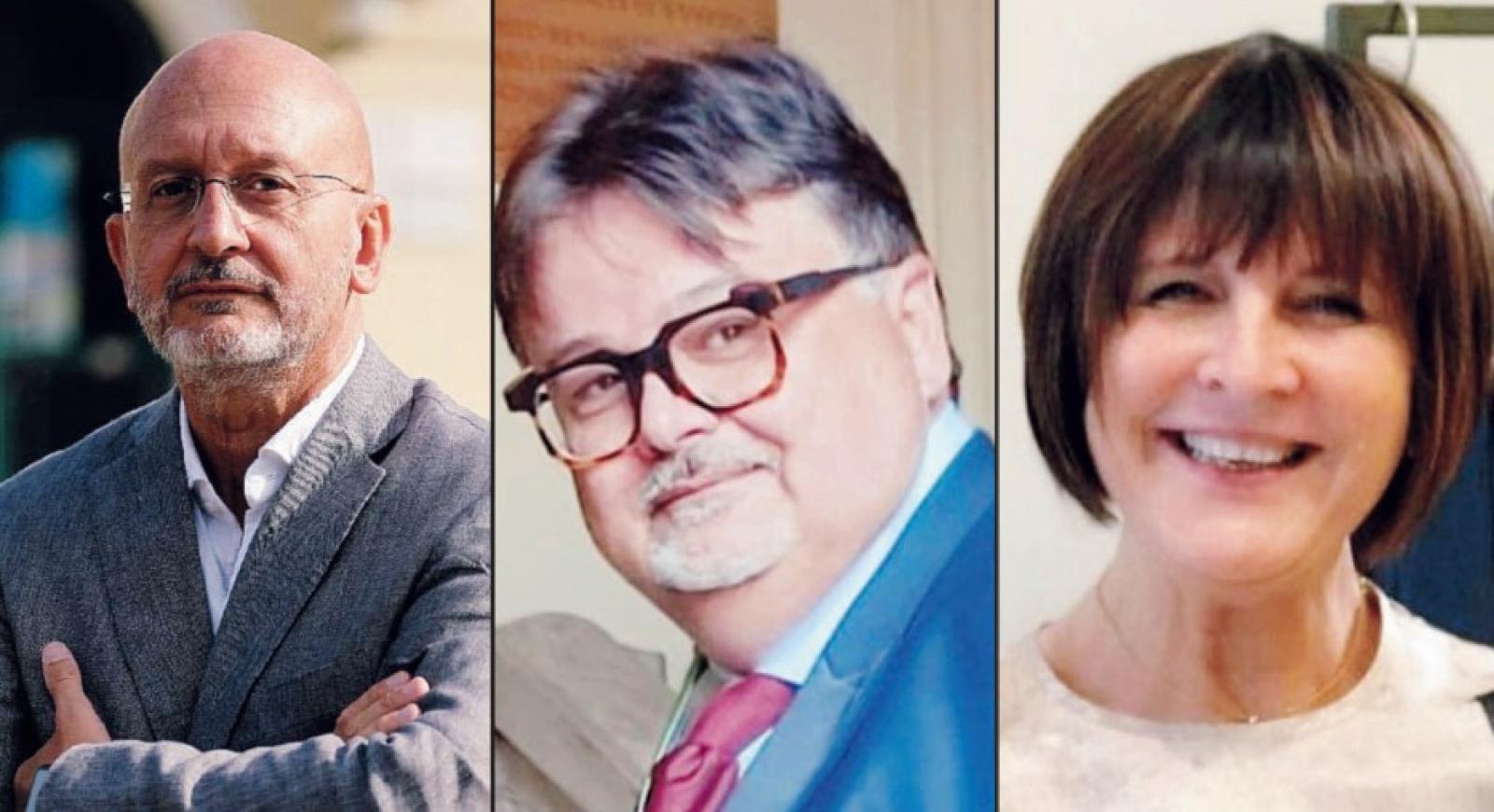 Fabiano Bosetti, Gianluca Bernardinello e Franca Targa