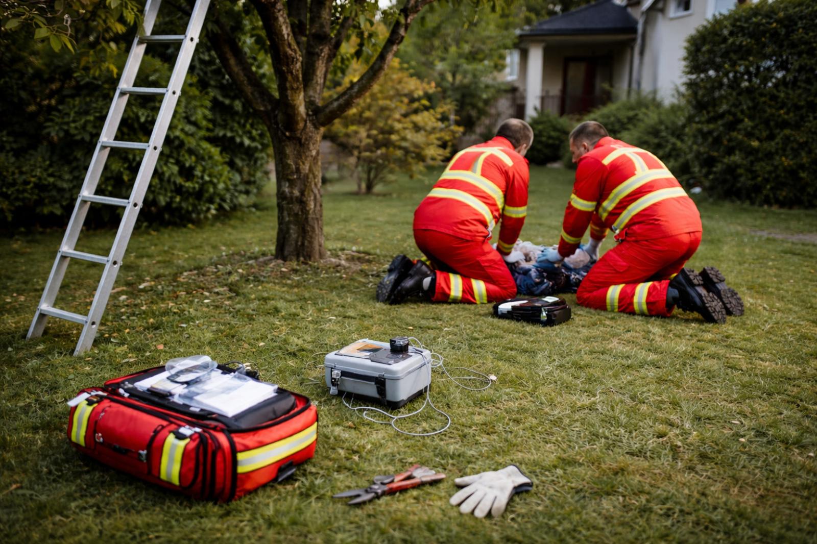 Cade dall'albero che sta potando e muore