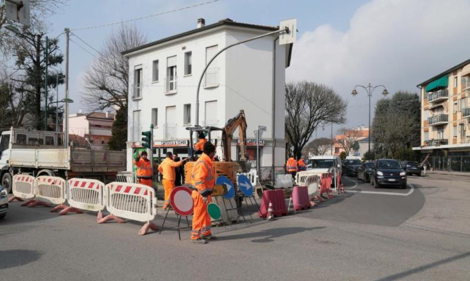 Il cantiere slitta di dieci giorni