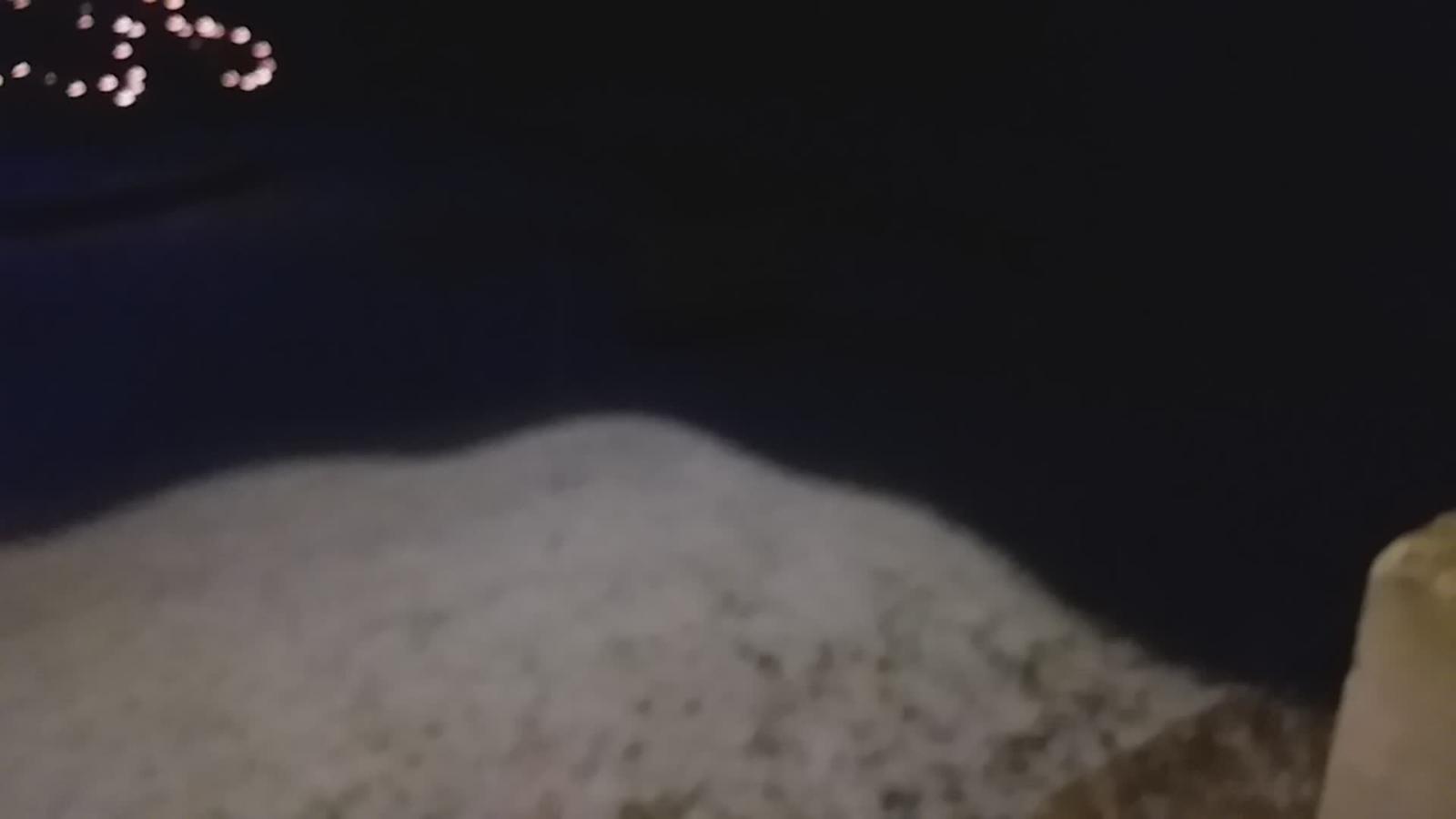 La "neve tonda" cade anche nel Delta