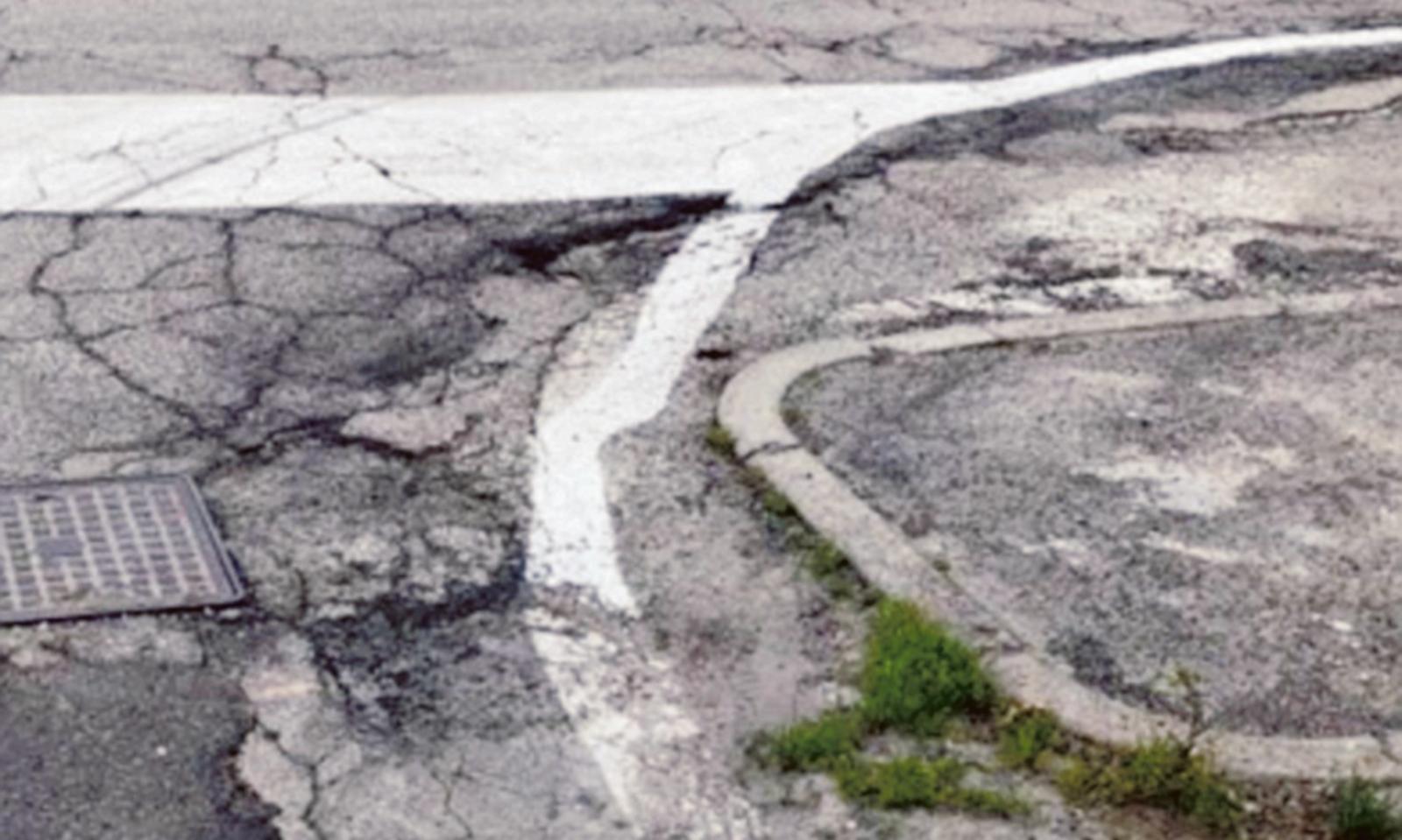 &ldquo;Strisce dipinte su strade dissestate&rdquo;