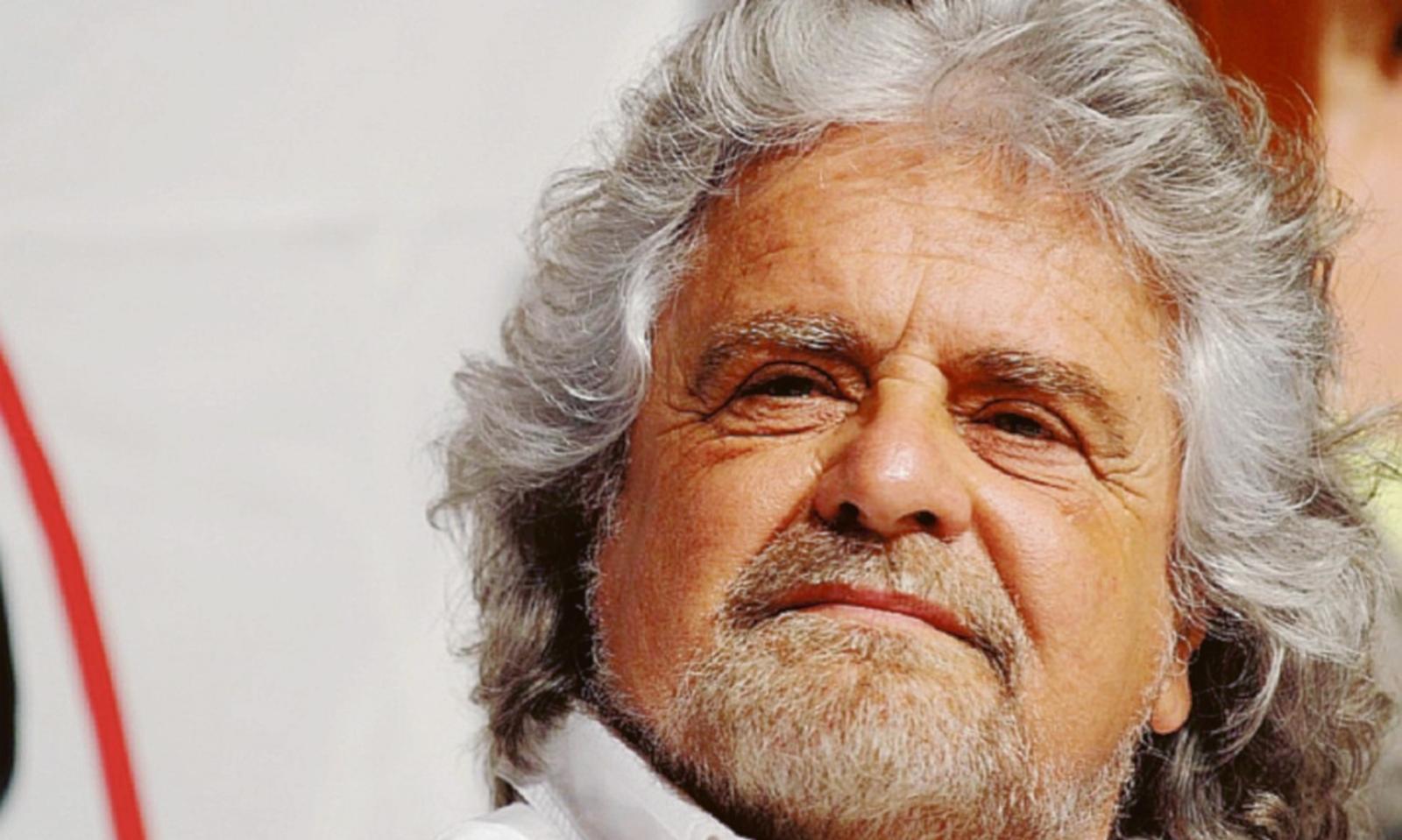 Beppe Grillo a Melara festeggia il governo Conte