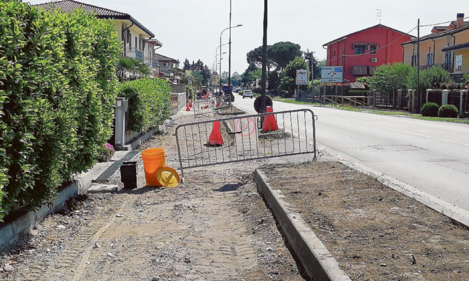Ultimi ritocchi per la ciclabile