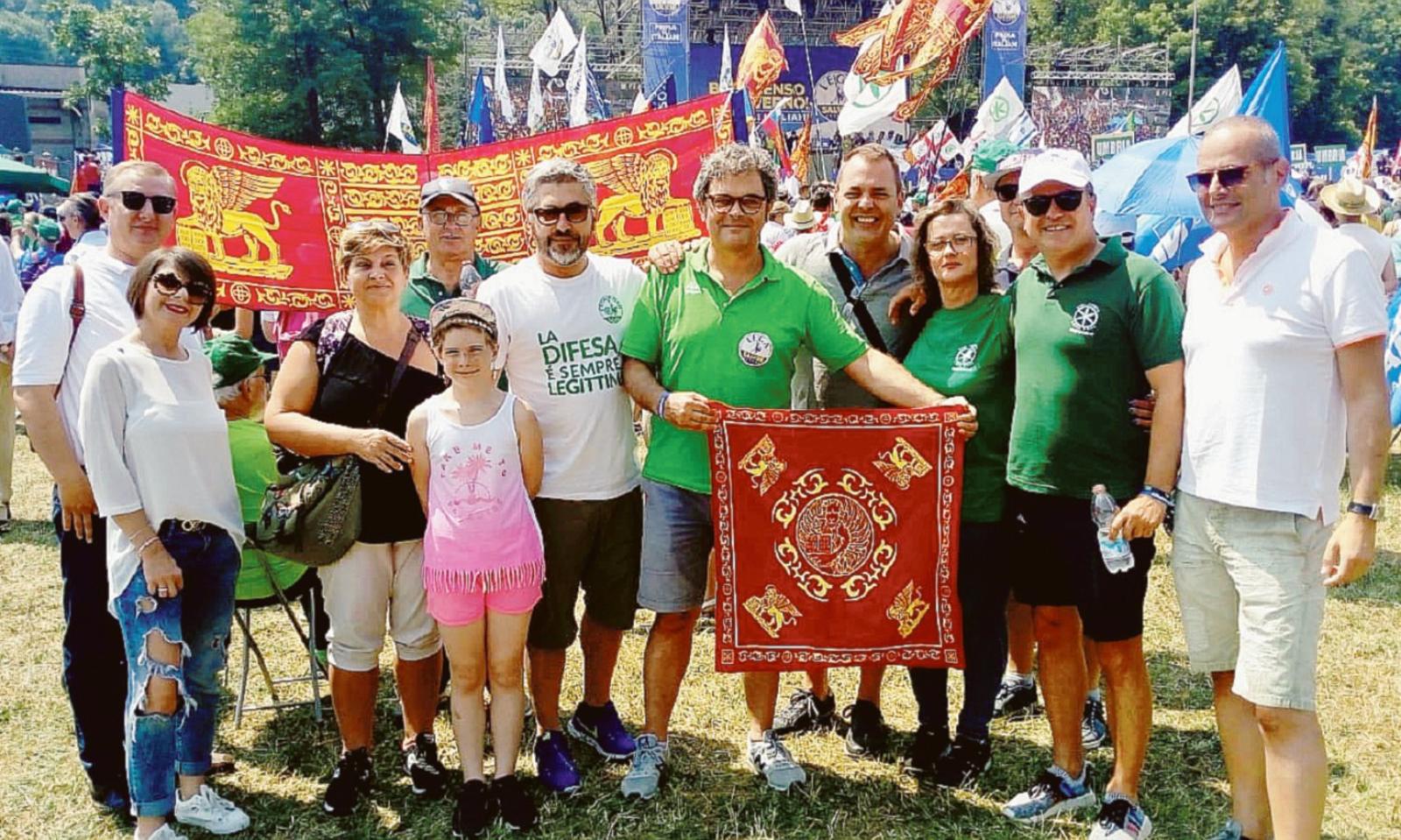 I polesani al raduno di Pontida