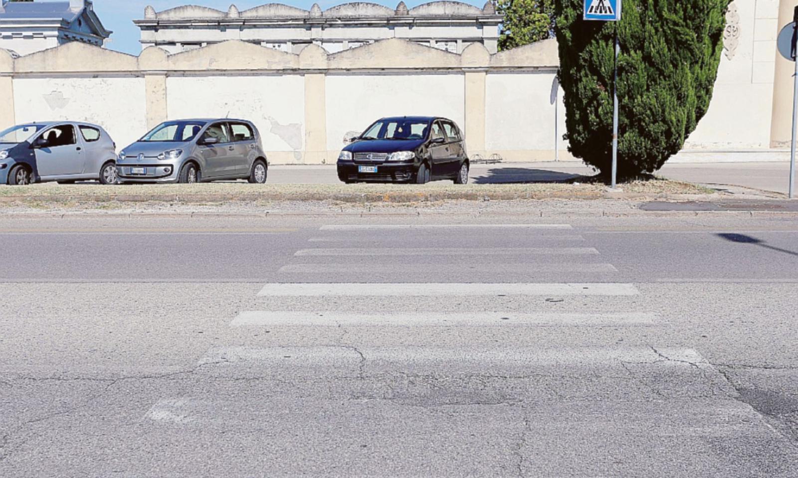 Strisce sbiadite perch&eacute; al verde