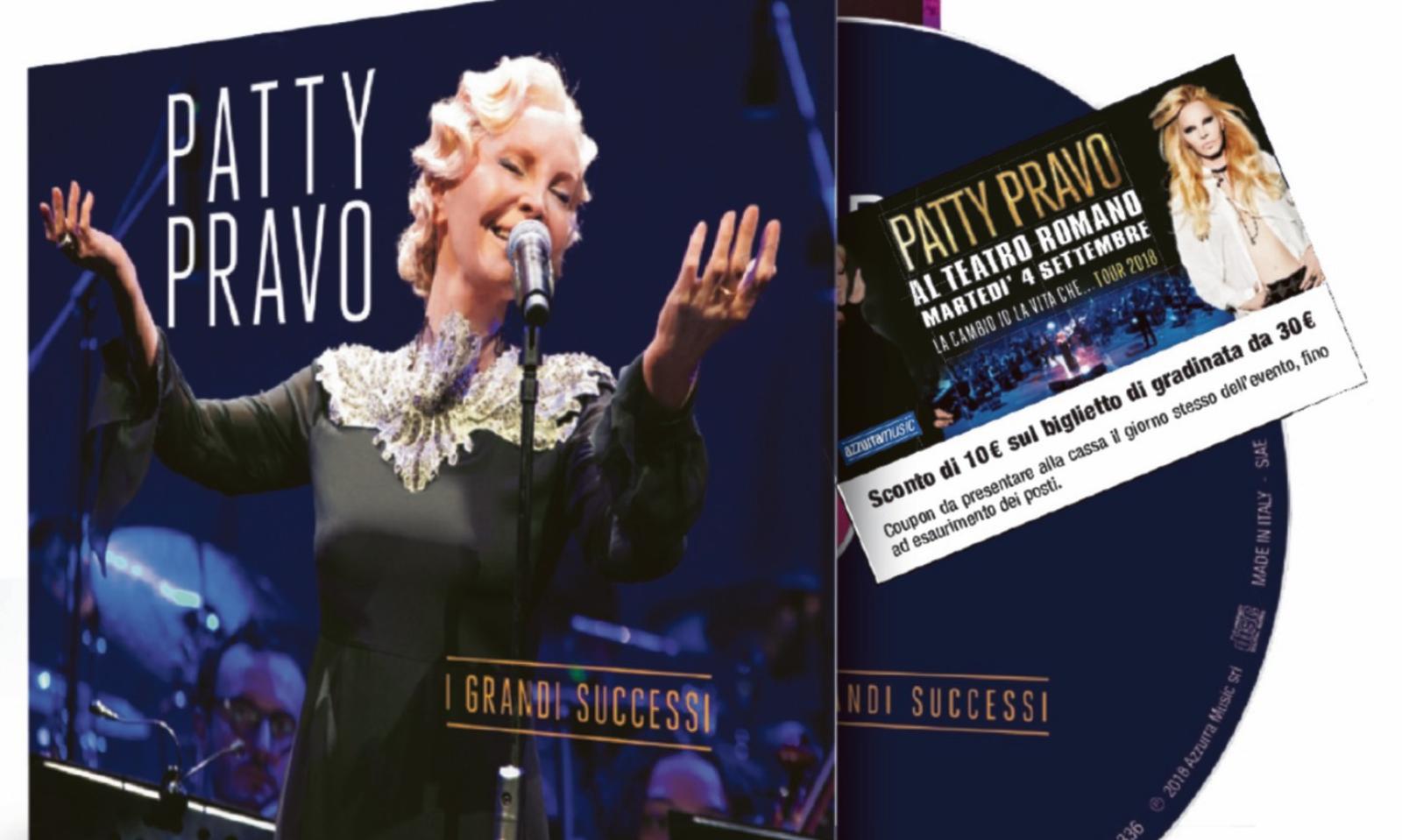 Il cd di Patty Pravo strega mezza Italia