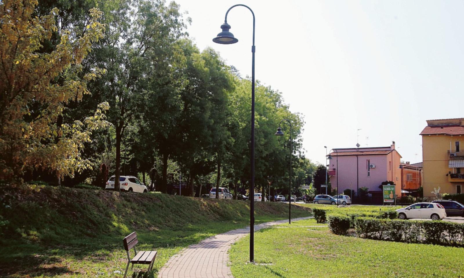 Pista ciclabile verso le tenebre