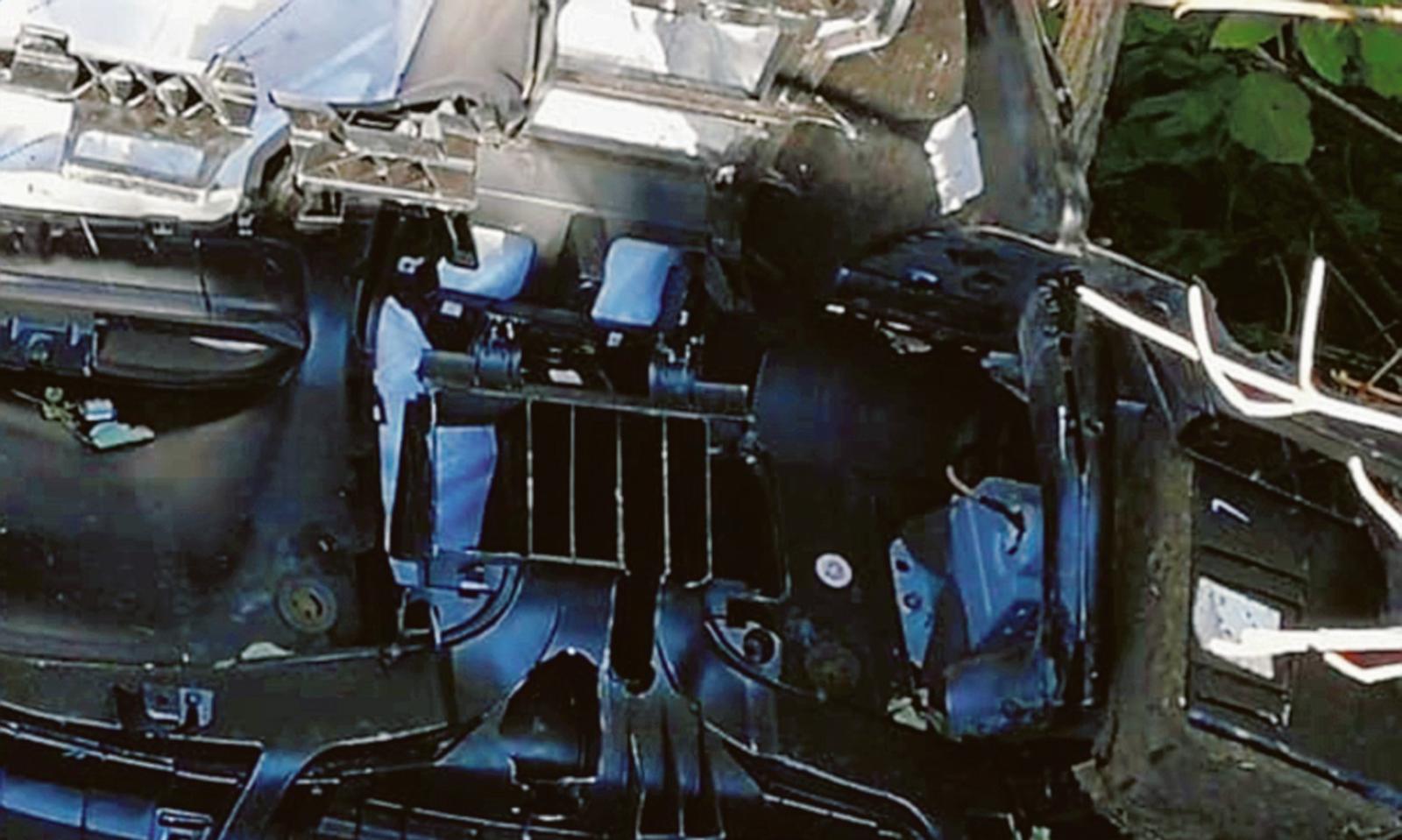 Rifiuti da carrozziere sull&rsquo;argine