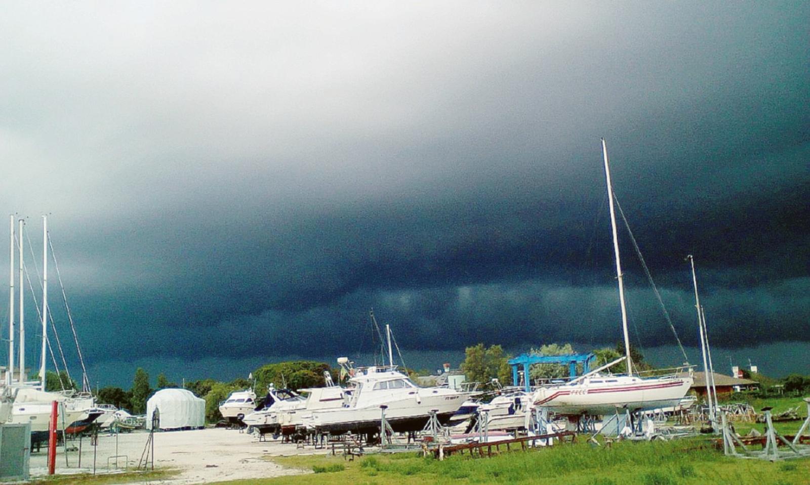 La Bora minaccia il litorale polesano