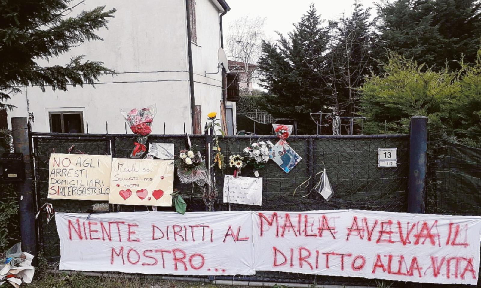 &ldquo;Ergastolo&rdquo;, sit-in per Maila