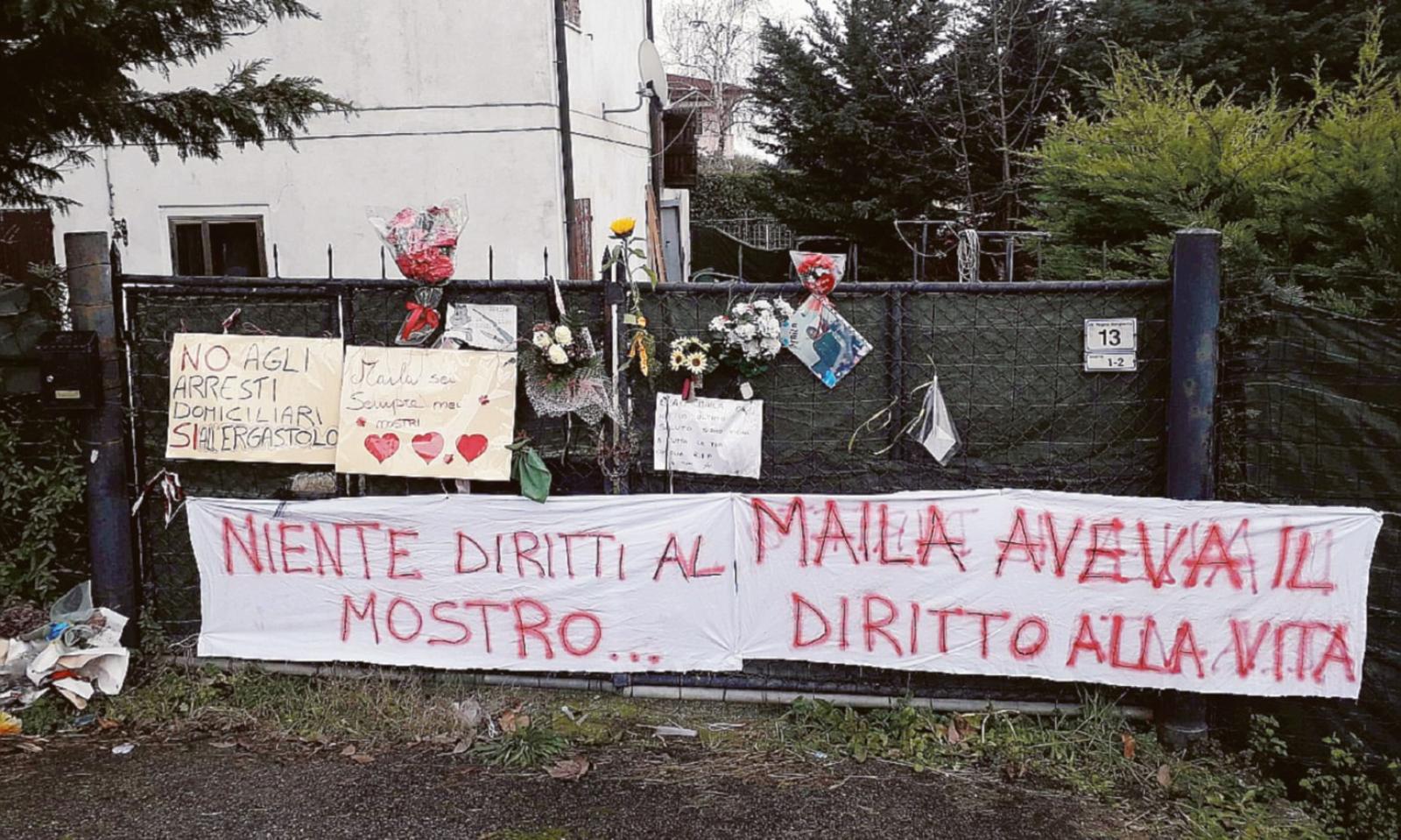 Una panchina gialla per Maila