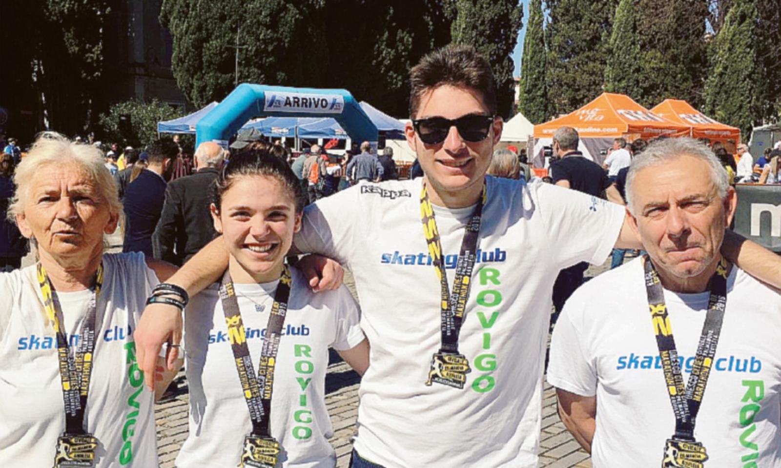 Tre podi per lo Skating Club