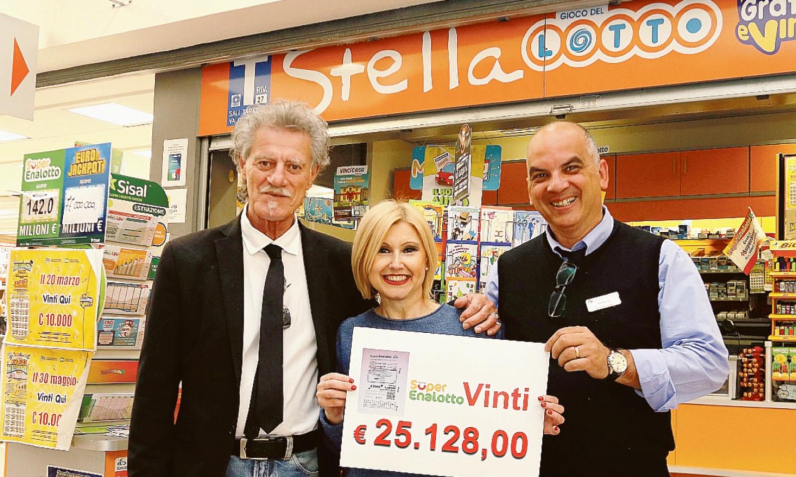 Fortuna da oltre 25mila euro