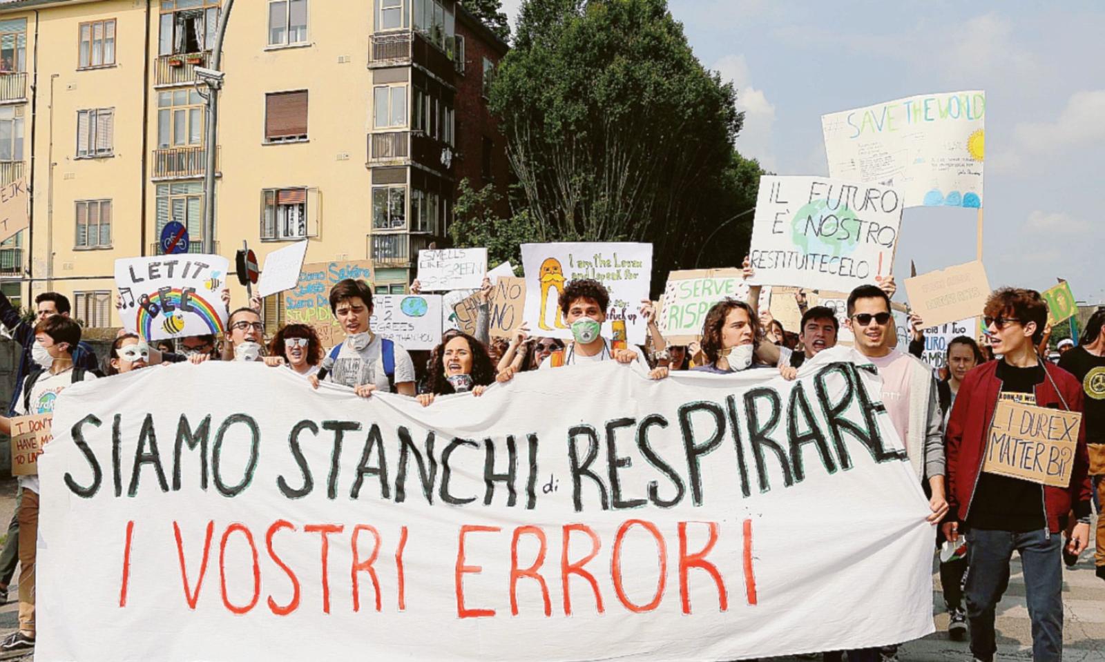 In piazza per difendere l&rsquo;ambiente