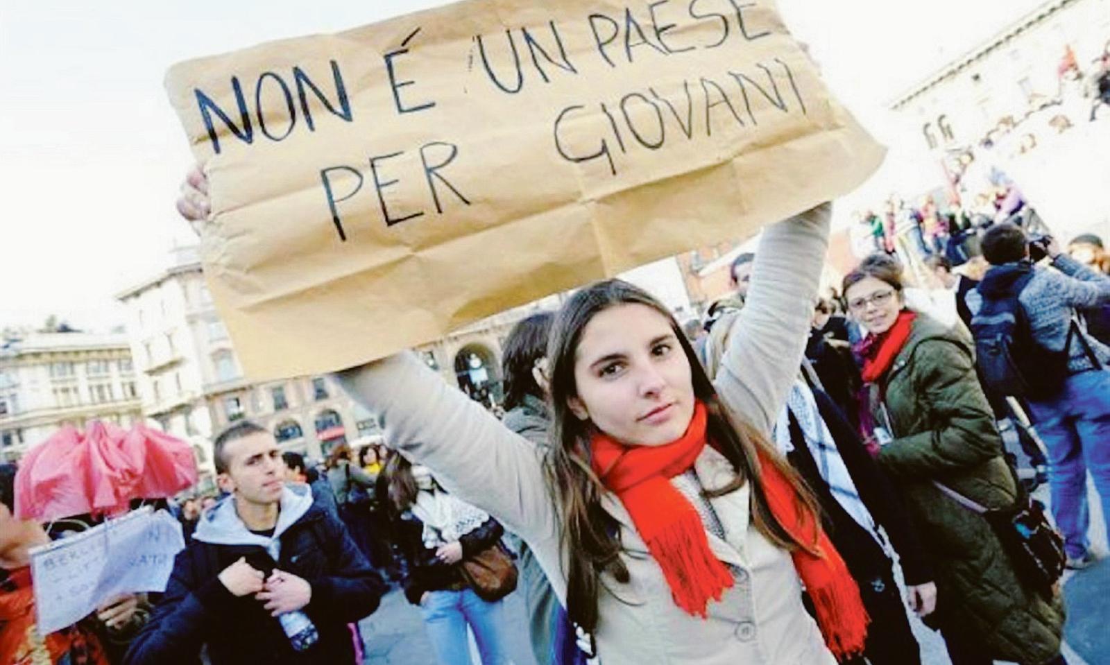 Senza lavoro il 28% dei giovani