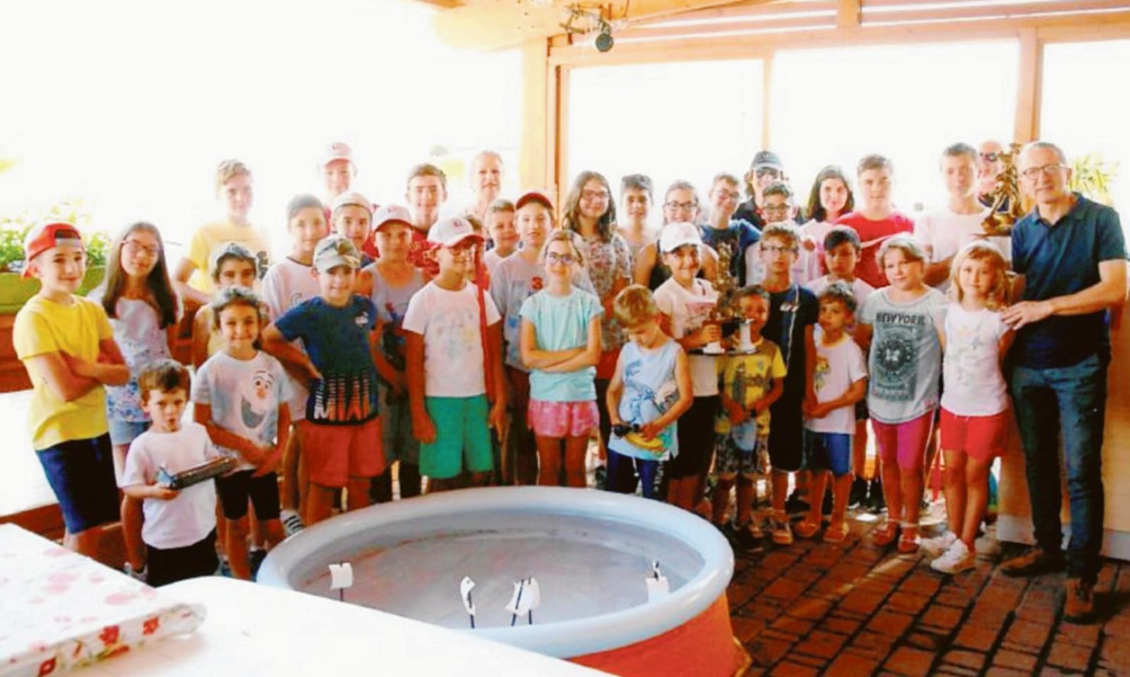 Una grande festa per i piccoli pescatori