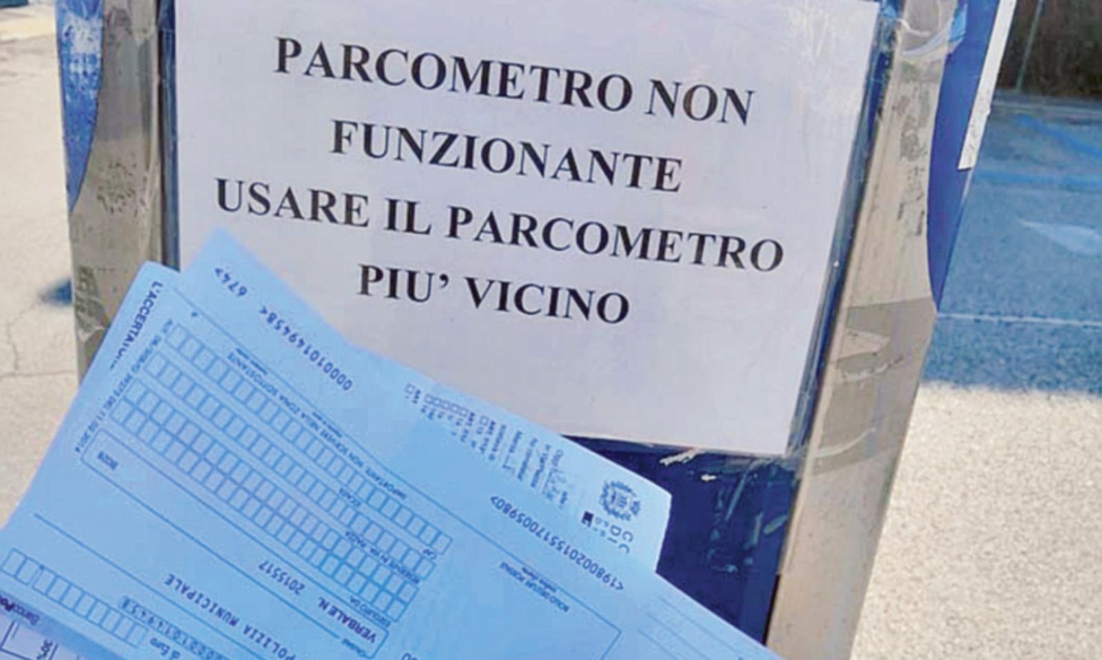 Parcometro ko, ma la multa &egrave; buona