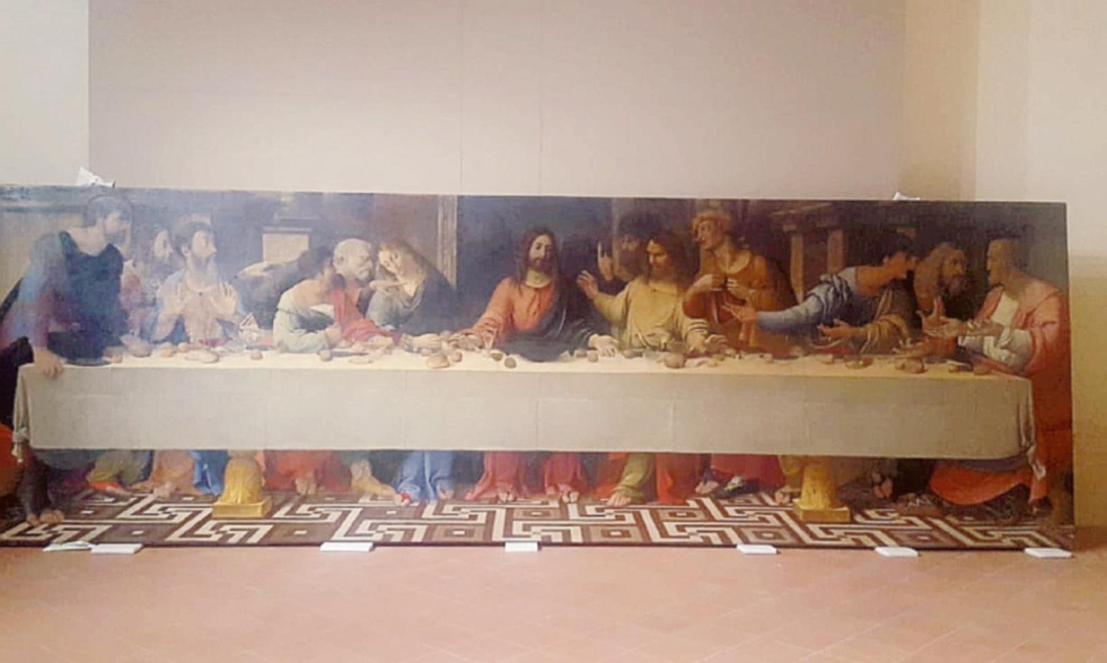 L&rsquo;Ultima Cena arriva sana e salva
