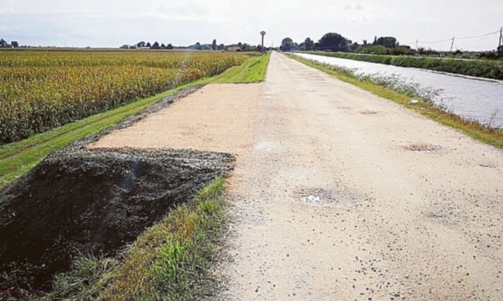 Botta, finiti i lavori per i due terrapieni