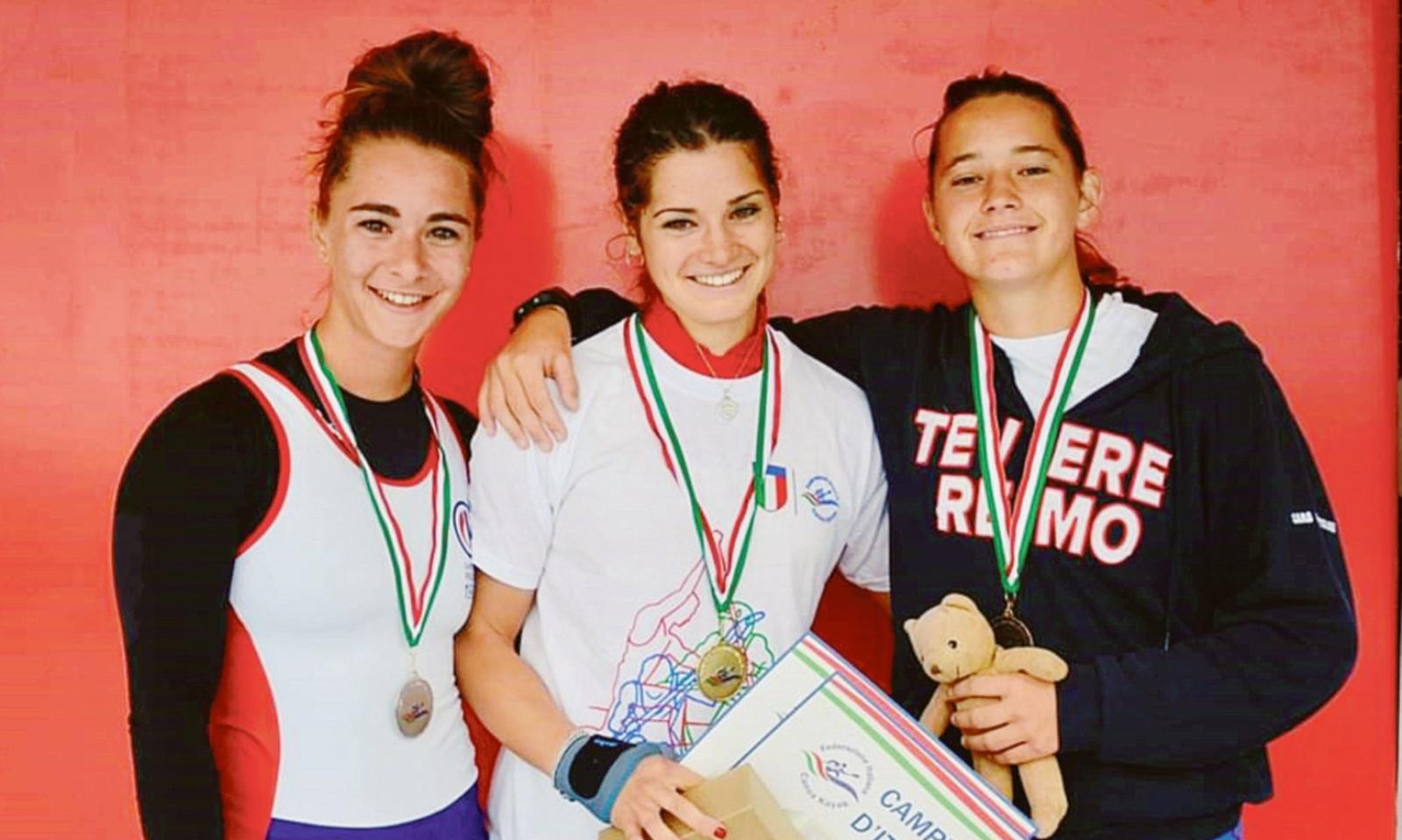 Elena Ricchiero tricolore nel K1