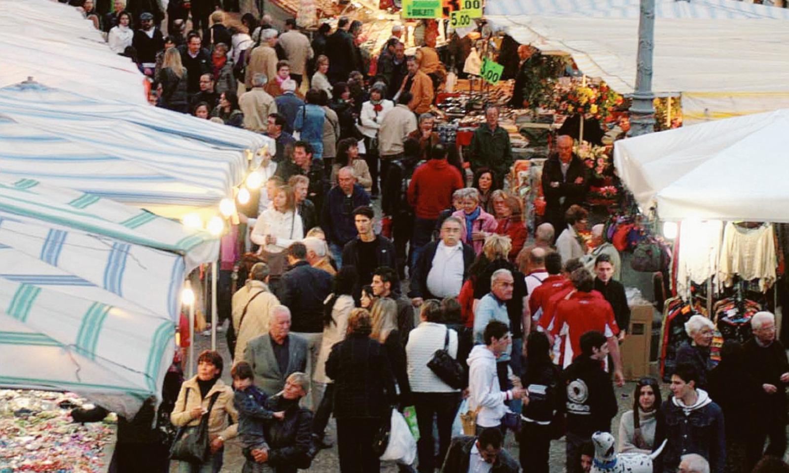 Fiera, piazza Repubblica tutta food