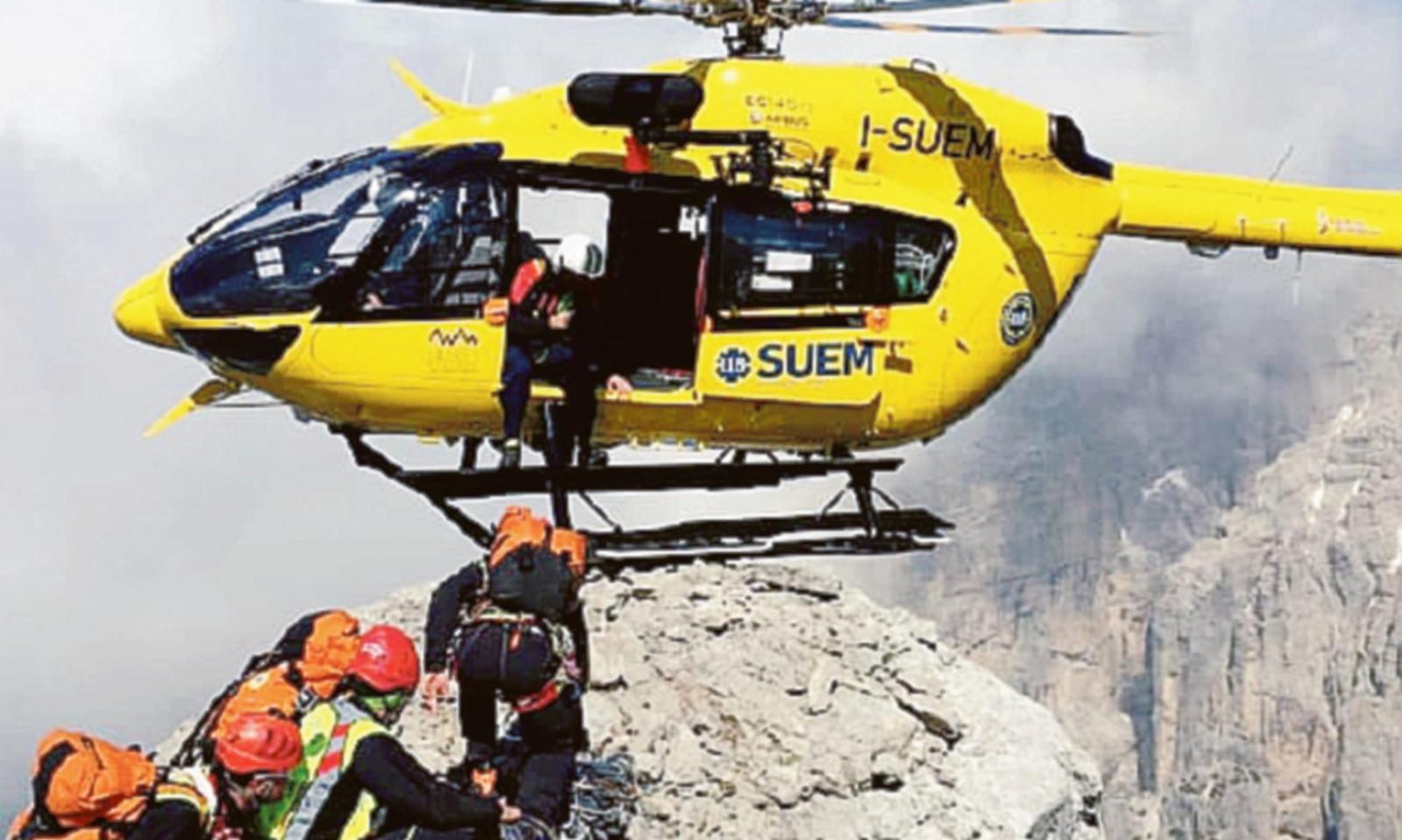 Salvati due alpinisti a 2.600 metri