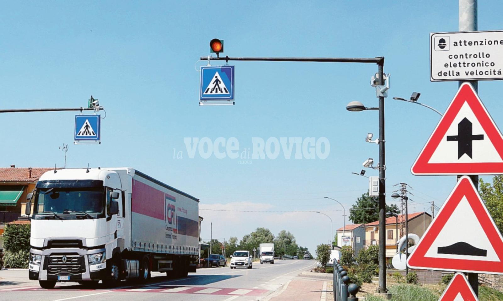 Velox e telecamere via da Bosaro