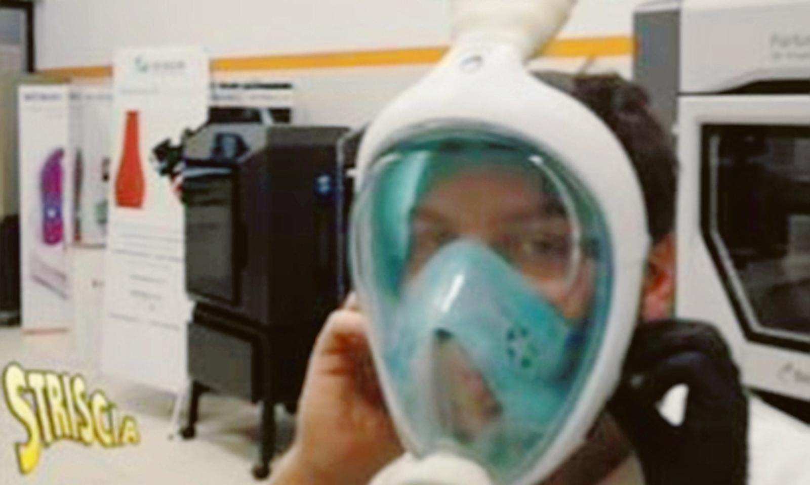 Maschere da sub... anti-Covid. L'idea di un rodigino 