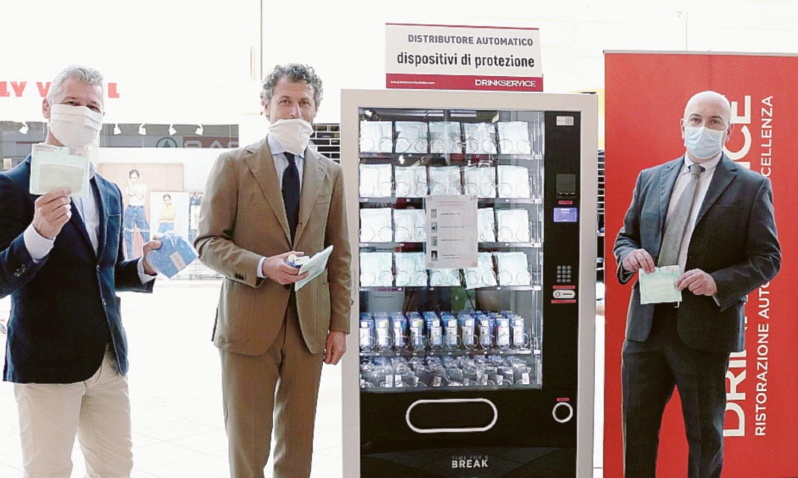 Arriva anche a Rovigo il distributore automatico di mascherine