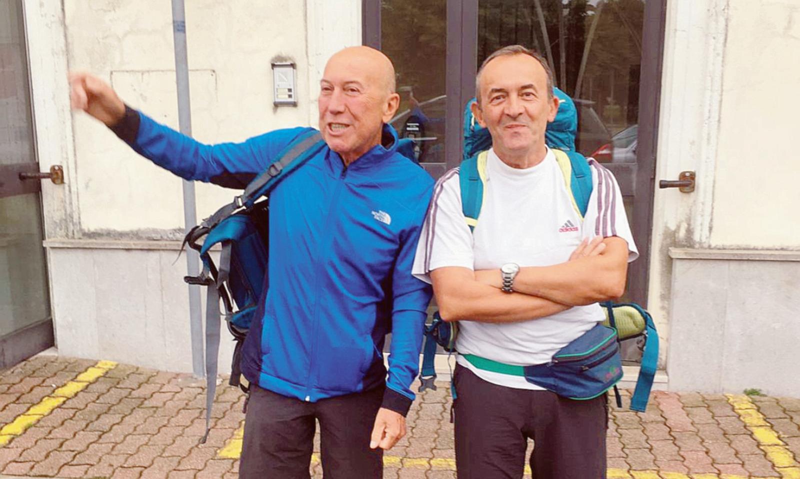 Un viaggio di 126 chilometri a piedi