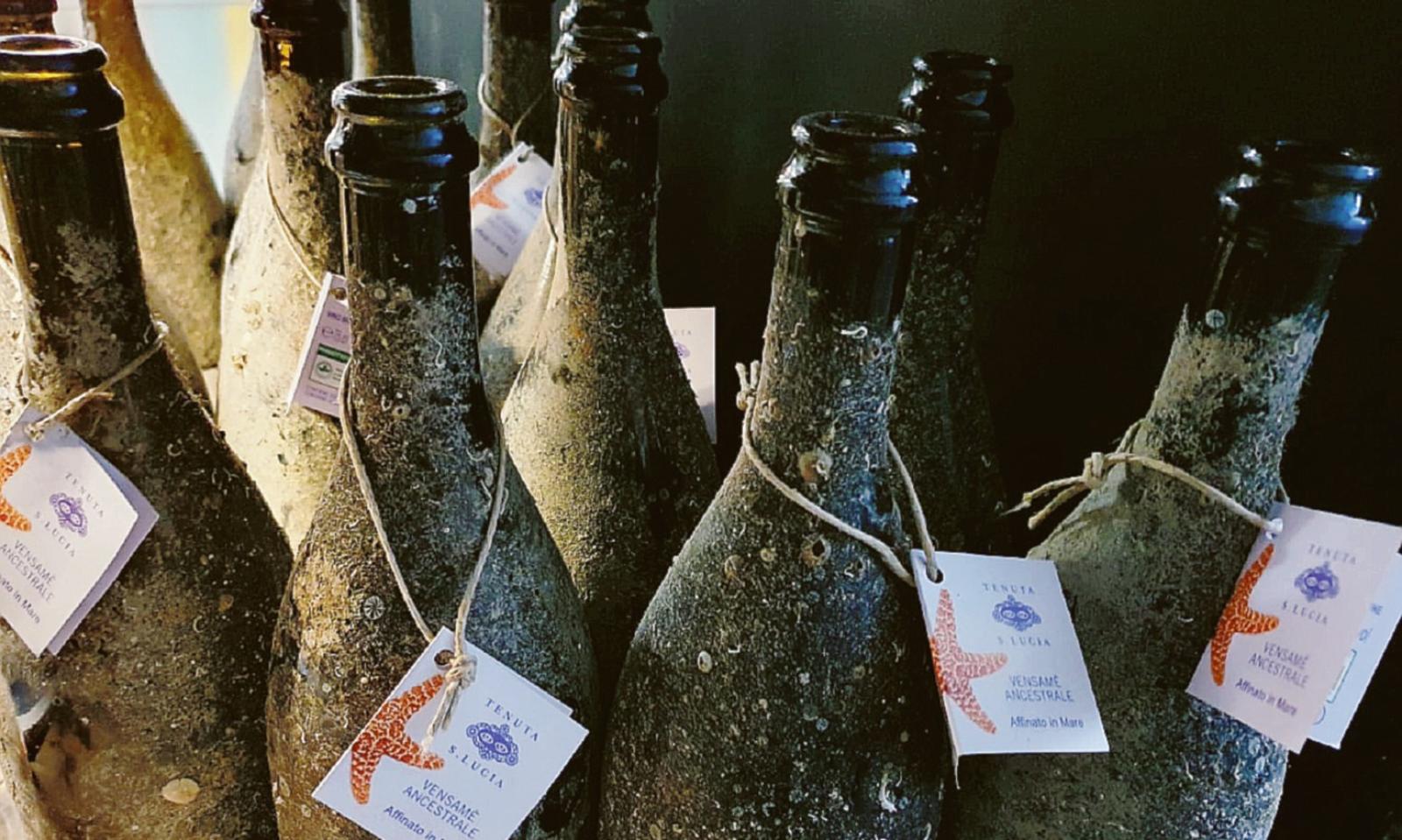 Il sangiovese si affina in mare: 100 bottiglie con una storia davvero unica