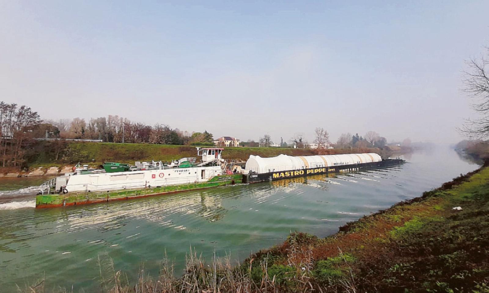 Idrovia veneta una sicurezza per i trasporti eccezionali