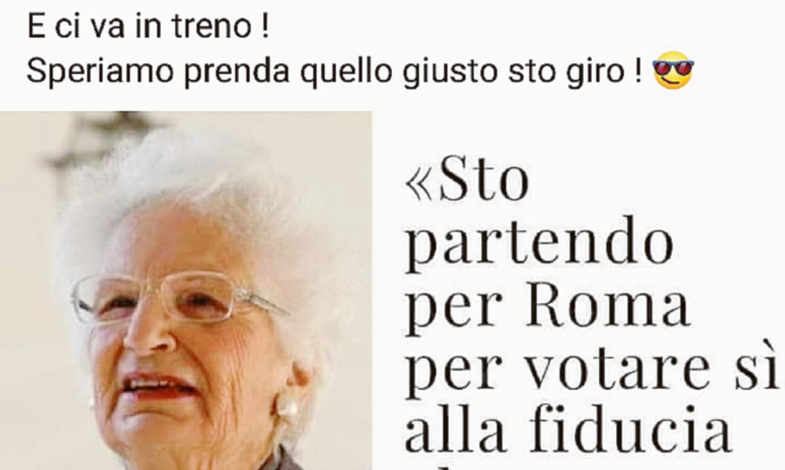 Sconcertanti messaggi d&rsquo;odio contro Liliana Segre