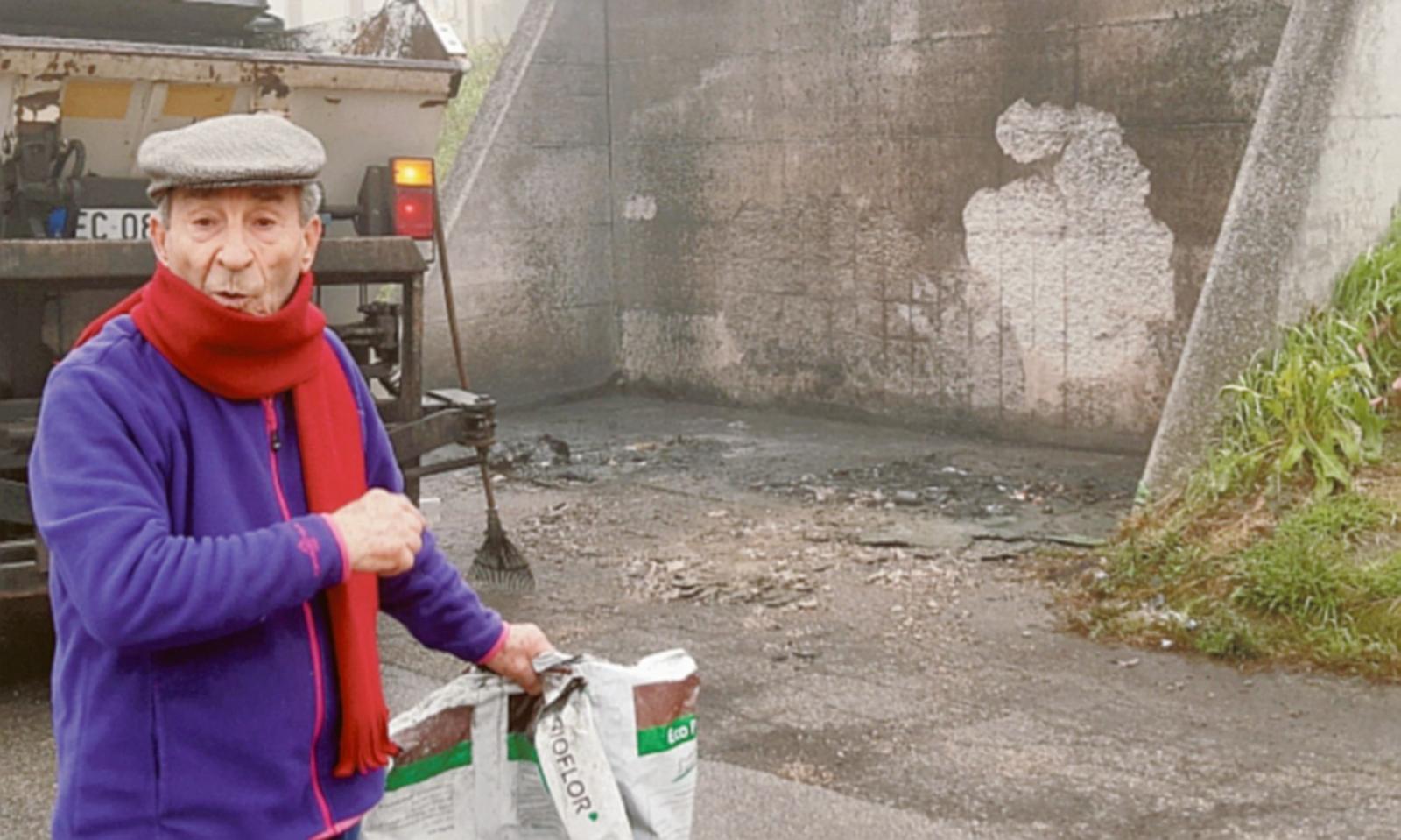 Isola ecologica distrutta per la 13esima volta dal piromane. "Ora Basta"