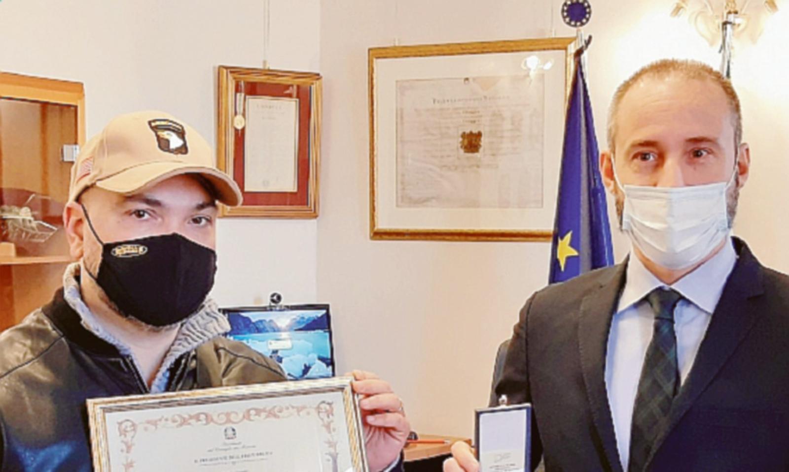 Medaglia d&rsquo;Onore per gli internati in memoria di Giulio Bergo Oro