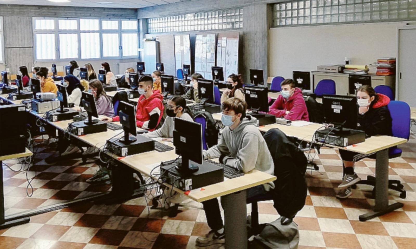 In classe per le prove Invalsi