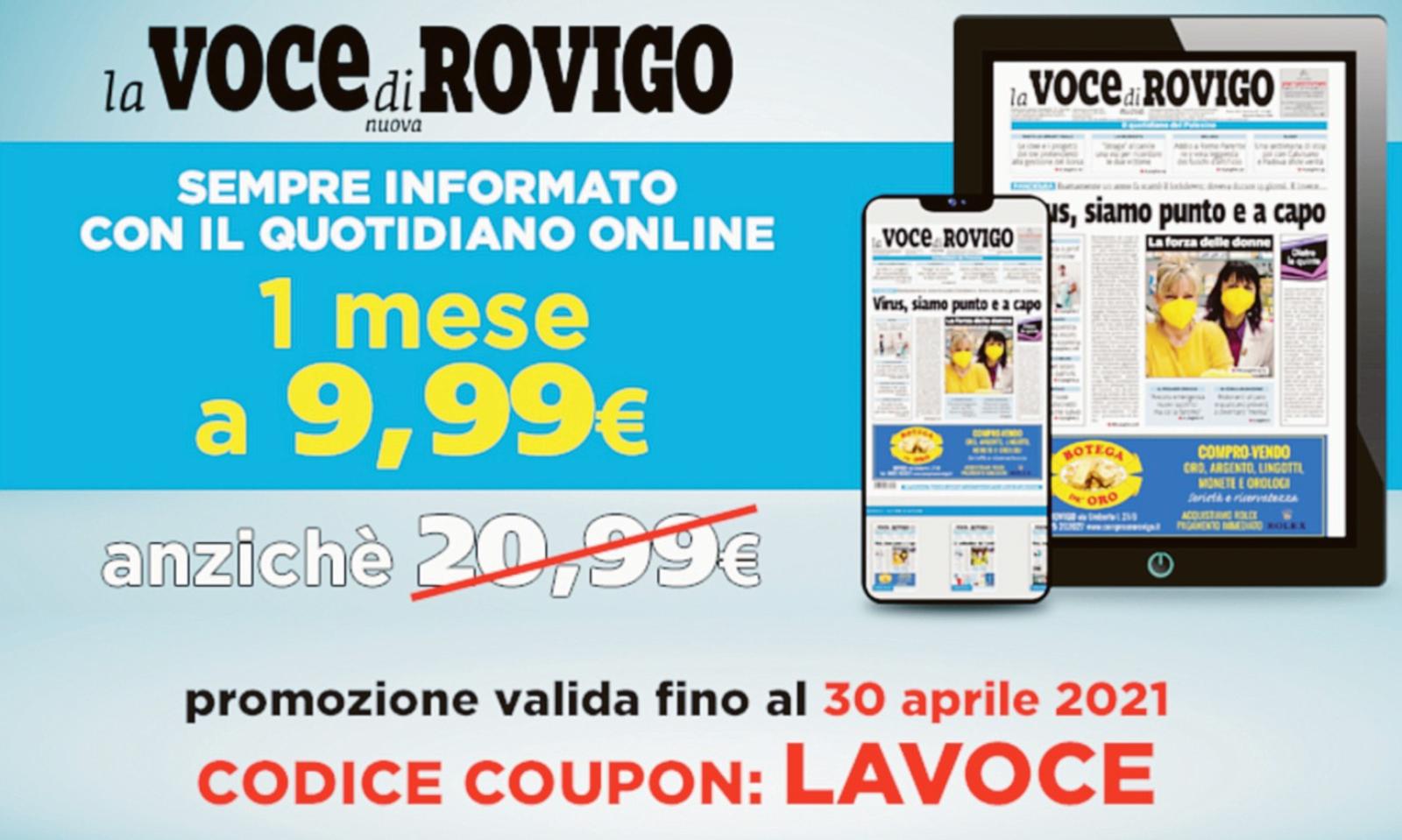 La Voce, un mese a un prezzo speciale