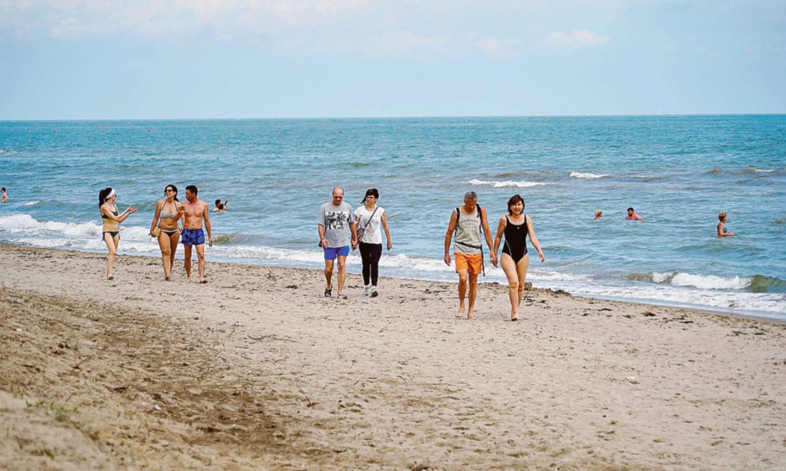 Il tempo incerto non ferma i turisti