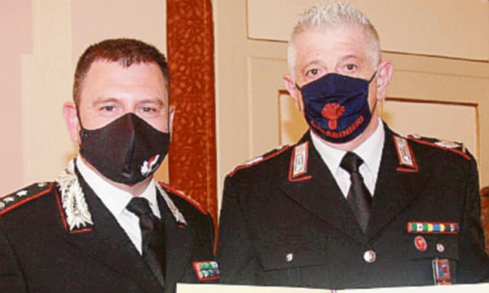 Il carabiniere Fortunato nominato cavaliere al merito