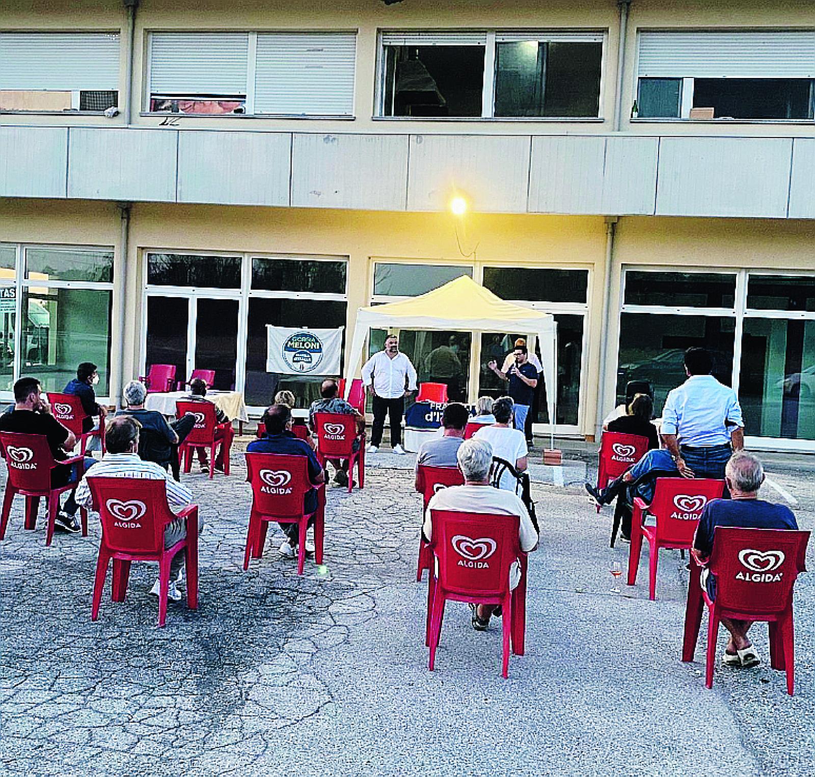 Primo evento, e Fdi svela il proprio candidato