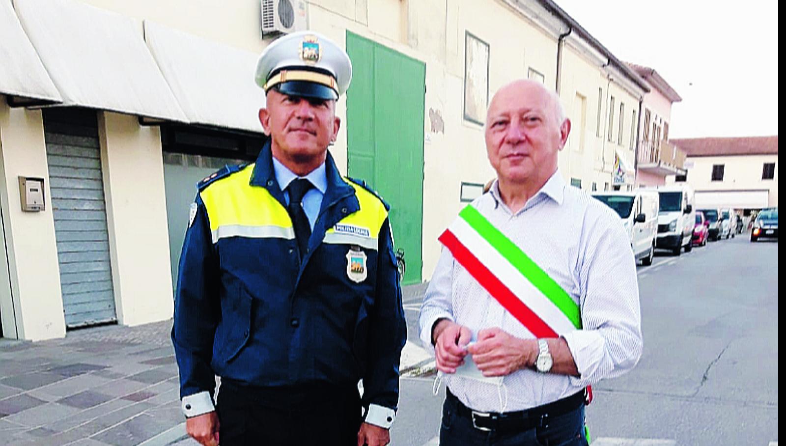 Il benvenuto al nuovo comandante