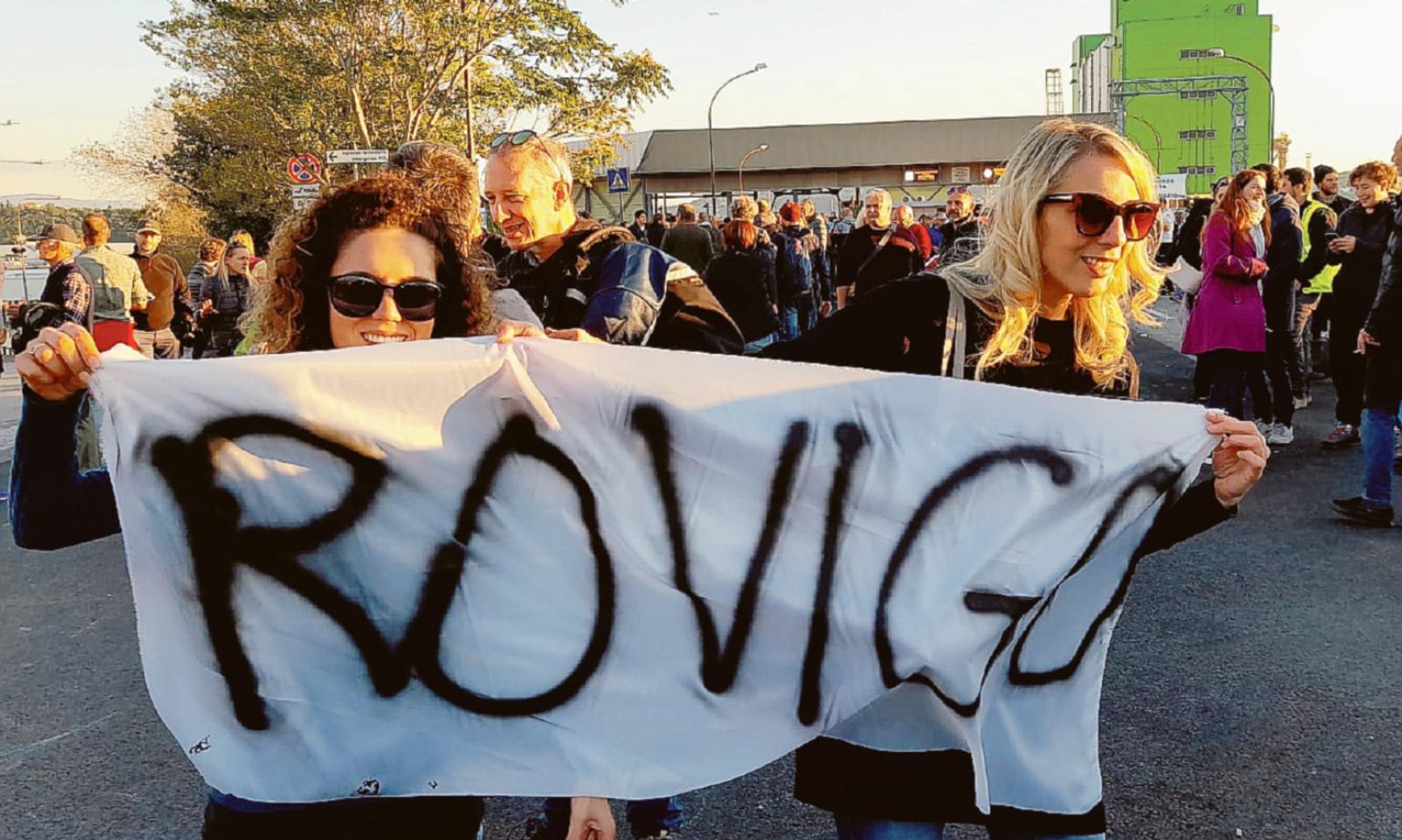 Frulanetto giorgia, trieste, rpesidio, no green pass