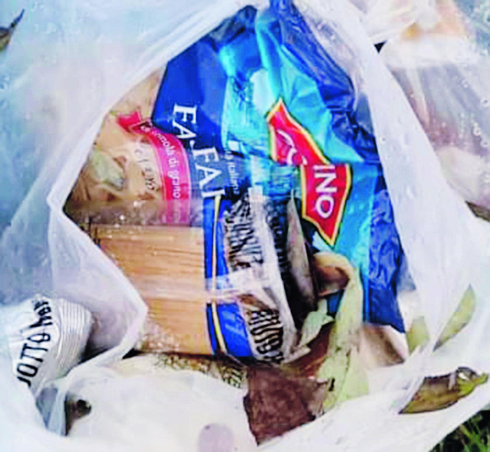 Generi alimentari abbandonati