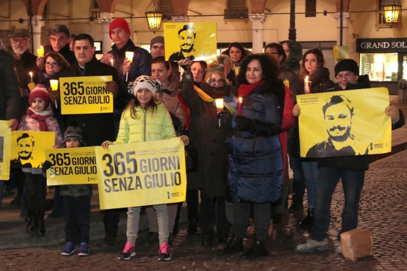 Amnesty Fiaccolata x Giulio Regeni Piazza Vittori 