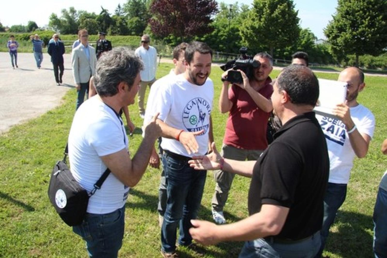 Matteo Salvini Ostello CanalBianco 13