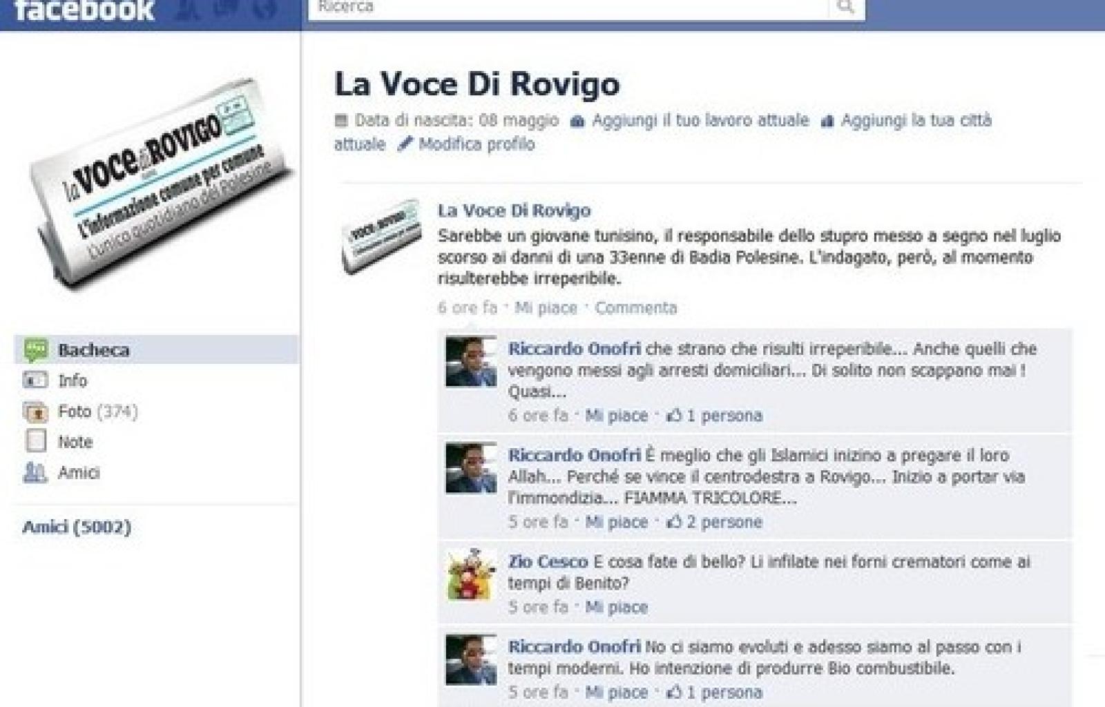 post onofri razzista.JPG