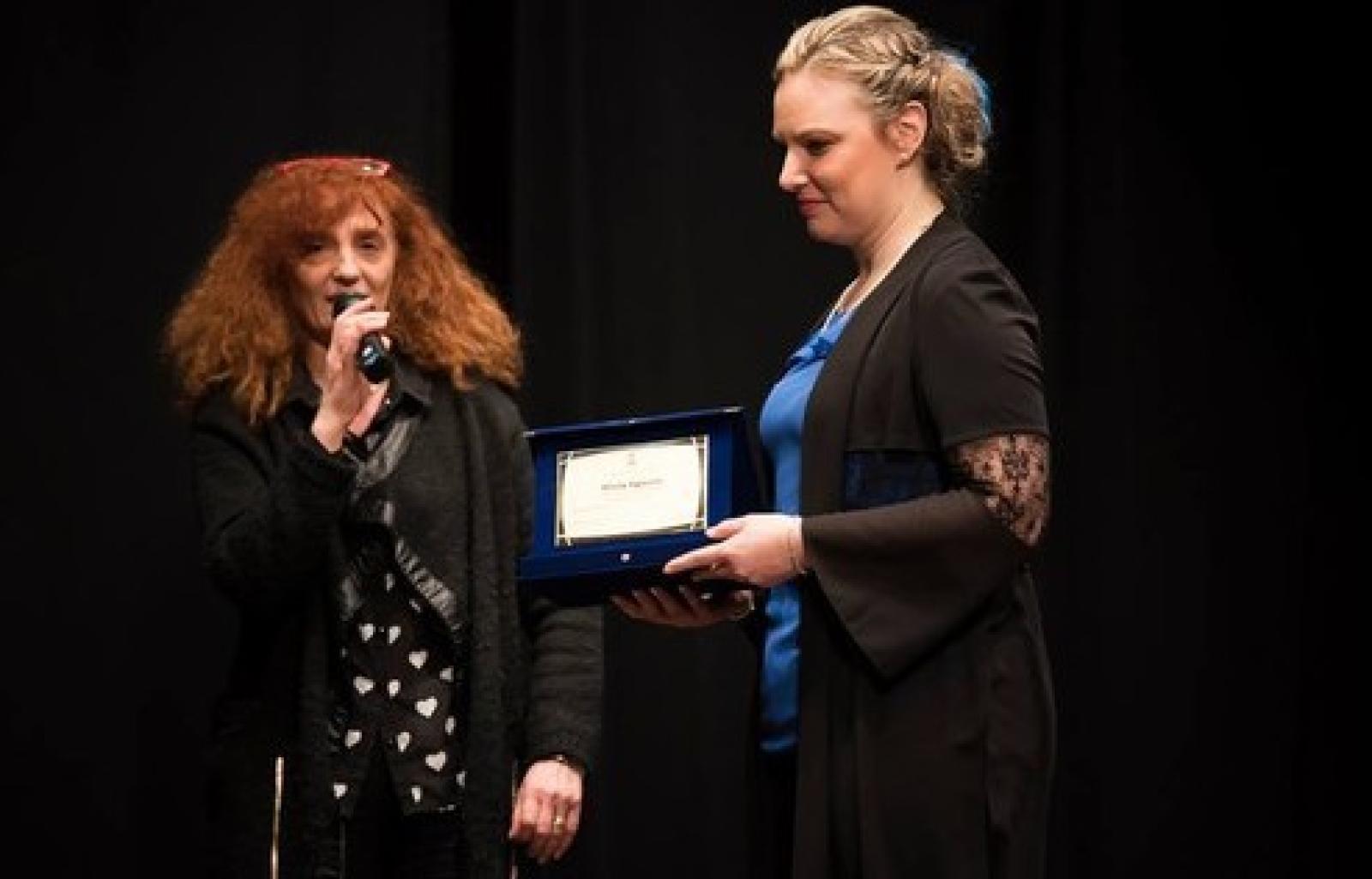 Festa donna - l'assessore Cinzia Frezzato e Nicla 